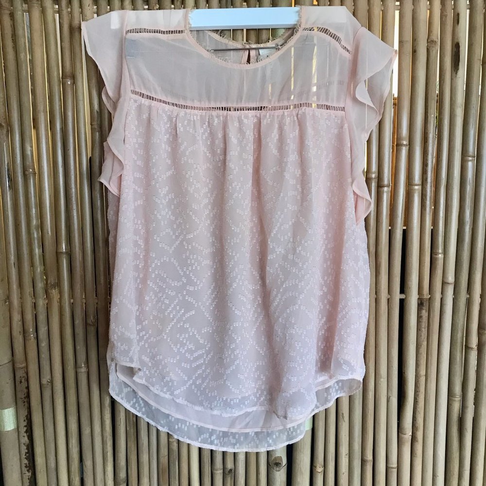 Anthropologie Becky Textured Top